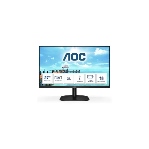 Računalni monitor AOC 27B2H (68.6 cm (27"), 1920 x 1080 piksela, Full HD, LED, Crna)