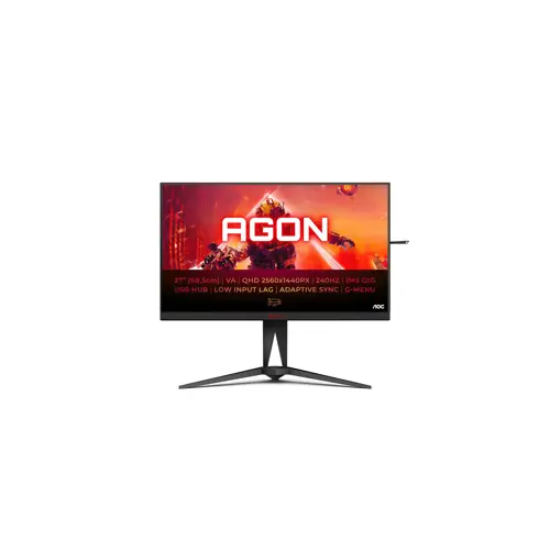 Monitor AOC AG275QZN/EU (68,6 cm (27"), 16:9, 2xHDMI, 2xDP, USB, VA, crna)