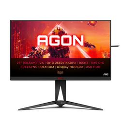 Monitor AOC AGON AG275QXN, 27", 2XHDMI, 2xDP, QHD, 165Hz