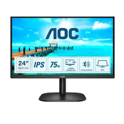 AOC B2 24B2XD LED display 60.5 cm (23.8") 1920 x 1080 pixels Full HD Black