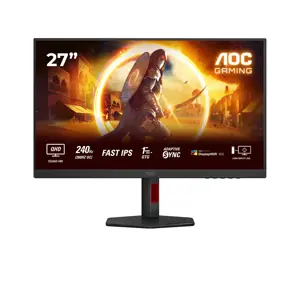 AOC G4 Q27G4ZR computer monitor 68.6 cm (27") 2560 x 1440 pixels Quad HD LED Black, Red