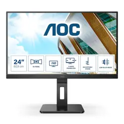 Monitor AOC 24P2QM (60,5 cm (23,8") 1920 x 1080 piksela, Full HD, crna)