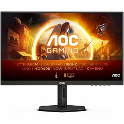 Gaming monitor AOC Q27G4X, IPS 27", DP, 2xHDMI, HAS, 180Hz, QHD