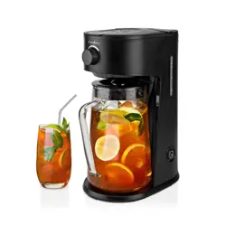 Aparat NEDIS 2u1 za ledenu kavu i ledeni čaj, Ice Coffee Ice Tea Maker KAICM200FBK, 2.5l, crni