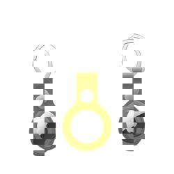 Apple AirTag FineWoven Key Ring - Chartreuse