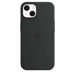 Maska za mobitel APPLE iPhone 13 Silikonska, MagSafe midnight black