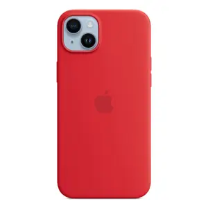 Apple iPhone 14 Plus Silicone Case with MagSafe - (PRODUCT)RED