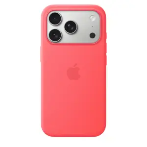 Apple iPhone 17 Pro Silicone Case with MagSafe - Bright Guava (SEASONAL)