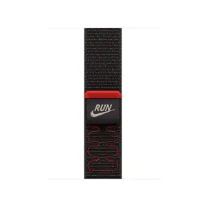 Apple Nike Sport Loop Band Black Nylon, Recycled polyester, Spandex