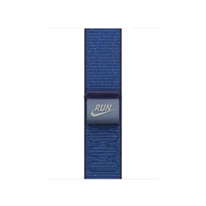 Apple Nike Sport Loop Band Blue Nylon, Recycled polyester, Spandex