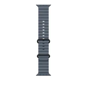 Apple Titanium Finish Band Blue Fluoroelastomer, Titanium