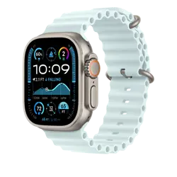 Remen za APPLE Watch 49mm Band (PIce Blue Ocean Band Extension - Natural Titanium Finish)
