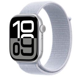 Pametni sat APPLE Watch S10 Cellular (46mm Silver Alu Case with Blue Cloud Sport Loop)