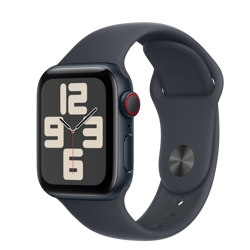Pametni sat APPLE Watch SE2 v3 Cellular (40mm, Midnight Alu Case with Midnight Sport Band - M/L)