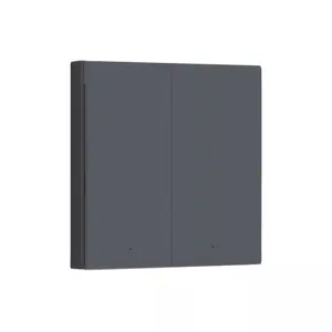 AQARA double wall switch H1 EU with neutral conductor, WS-EUK04 GRAY