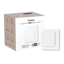 Pametni prekidač AQARA Smart H2 (WS -K07D, 2 tipke - 1 kanal)