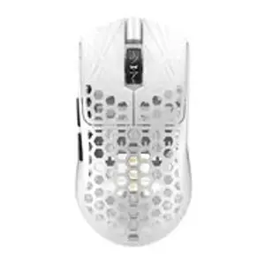 Arbiter Studio x TENKO AKITSU MEDIUM Wireless Gaming-Maus, 40 g, PixArt 3950, 8K Polling - weiß
