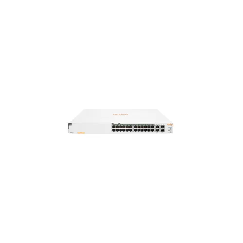 Mrežni switch HPE Aruba Instant On 1960 (24G 20p Class4 4p Class6 PoE 2XGT 2SFP+ 370W upravljani L2+ Gigabit Ethernet (10/100/1000) Power over Ethernet (PoE) 1U bijeli)