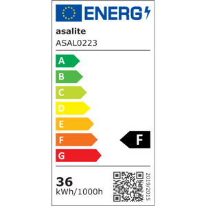 ASALITE ceiling LED 36W 3000K / 4000K / 6500K, CCT, 3600lm, IP54