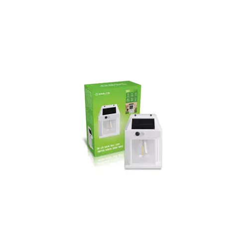 Solarna zidna lampa ASALITE LED IP44 3W (Bijela, 3000K, 100 lumena)