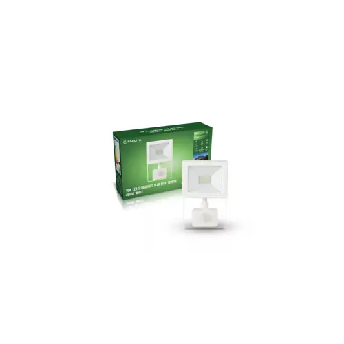 Reflektor Asalite LED Slim sa senzorom, 10W, bijeli (4500K, 900 lumena)