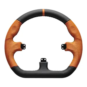 Asetek SimSports GT Rim - Closed D, leather - orange
