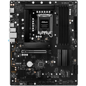 ASROCK MB Desktop B860 PRO-A, S.1851, 4x DDR5, 1x PCIe 5.0 x16, 1x PCIe 4.0 x4, 1x Blazing M.2, 2x Hyper M.2, 4x SATA3, 2x USB-C, 8x USB 3.2, 6x USB 2.0, 1x HDMI, 1x DP, 1x RJ-45 2.5 GB Lan, ATX, 90-M