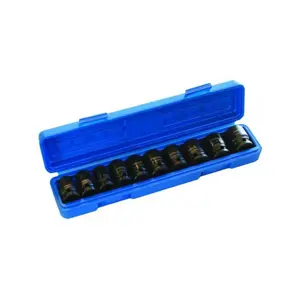 ASTA KPL. IMPACT SOCKET 1/2" 10pcs. 10,11,12,13,14,17,19,21,22,24.
