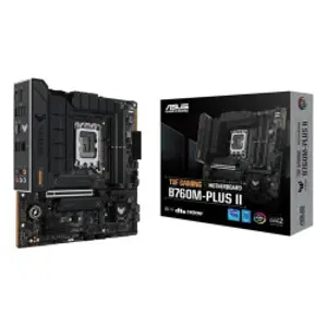 Asus MB TUF GAMING B760M-PLUS II, S.1700, Intel B760, 4×DDR5, PCIe 5.0, HDMI/DP, mATX