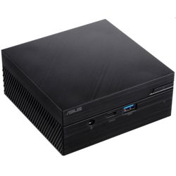 ASUS Mini PC PL64, Intel Core i3-1215U, 2x SODIMM DDR4, 2x M.2 2280 SSD, 2.5G+1G LAN, 3x HDMI 4K 60Hz, WiFi+BT, Realtek Audio, 3+2x USB-A, 2x COM RJ50 + 2x cables included, Audio Jack, Kensington Lock