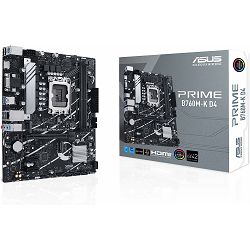 Matična ploča ASUS PRIME B760M-K D4 (LGA 1700, PCIe 4.0, Micro-ATX, Intel B760, DDR4)