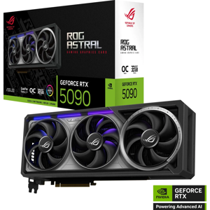 ASUS ROG Astral GeForce RTX 5090 OC graphics card, 32GB GDDR7, PCI-E 5.0