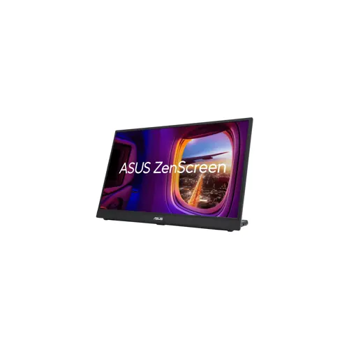 LED Monitor ASUS ZenScreen MB17AHG (17 inča, Full HD, IPS, USB Type-C, USB Type-A, Micro HDMI, baterija, zvučnici, siva)