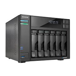 NAS uređaj ASUSTOR 6 Bay Quad-Core 2.0GHz / Dual 2.5GbE Ports / 8GB RAM DDR4 / 4x M.2 SSD Slots / 1 x PCIe Gen3 x4 slot / 2x USB