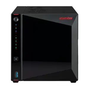 Asustor AS5404T NAS/storage server Intel® Celeron® N5105 4 GB DDR4 0 TB ADM Black