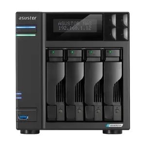 Asustor LOCKERSTOR 4 Gen2 (AS6704T) NAS Desktop Intel® Celeron® N N5105 4 GB DDR4 0 TB ADM Black