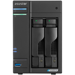 ASUSTOR NAS AS6702T Lockerstor2 Gen2 2x 3.5" 4x M.2 cache 2x 2.5Gbe Celeron QuadCore N5105 2.9GHz 4GB single PSU desktop