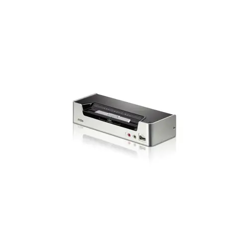 ATEN 2-Port USB HDMI KVM Switch with Audio & USB 2.0 Hub (KVM cables included)