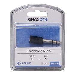 Audio adapter SINOX One SOA3001, 3.5mm M - 2x 3.5mm Ž