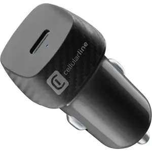 Auto punjač CELLULARLINE, Car Power 20W, 1xUSB-C, Crni