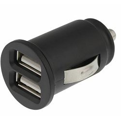 Auto punjač USB za auto 12V DELTACO, dvostruki, GNG-CAR1AB 