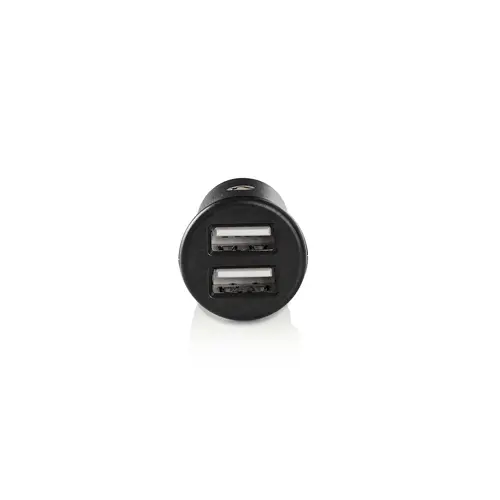 Auto punjač NEDIS CCHAU480ABK, 24W, 2x USB-A, crni