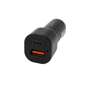 Auto punjač SBOX USB CC-038 (2 ulaza, 38 W) crni