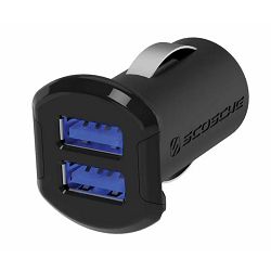 Auto punjač SCOSCHE ReVolt Dual, 2 x USB 12W