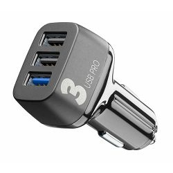Auto punjač za mobitel CELLULARLINE Multipower 3 Pro 