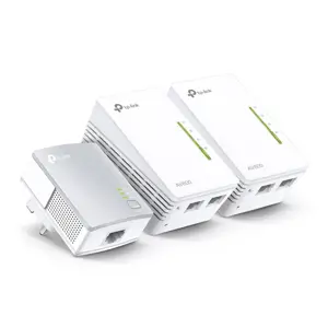 AV500 2-port Powerline WiFi Extender 3-pack KIT, including 2 TL-WPA4220 and 1 TL-PA4010, 500Mbps Powerline datarate, 300Mbps wireleses N,Plug and Play, 2 fast ethernet ports, WiFi Clone, Support Mul