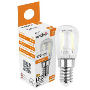 Avide Žarulja, LED 2W, E14, 4000K, 230V AC, bijela svjetlost - Filament T26 2W E14