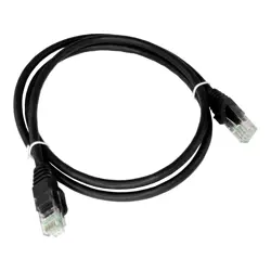 Mrežni kabel AVIZIO KKU6CZA0.5 (crni, 0.5 m, Cat6 U/UTP)