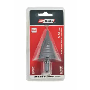 AW SPIRAL STEP DRILL BIT/ 4-45mm/ AICrN/ BLACK