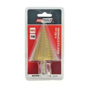 AW STEP DRILL BIT HSS-TIN / 4-52mm